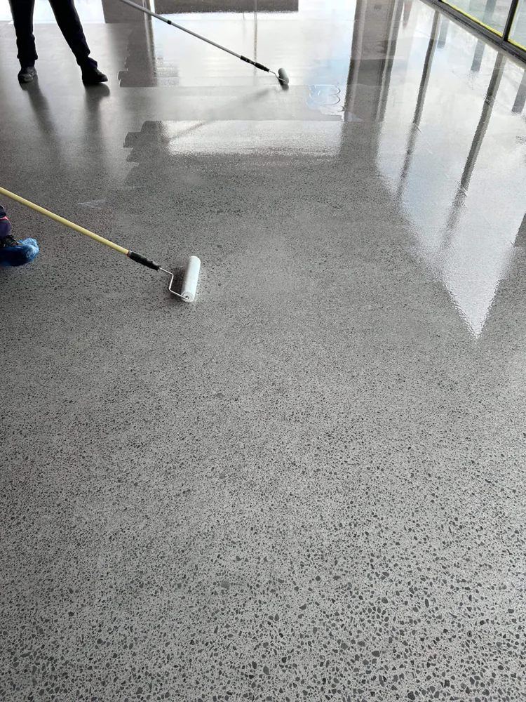 Concrete Grinding, Sealing, and Clear Coating Project at Burswood Events Centre project photo 3